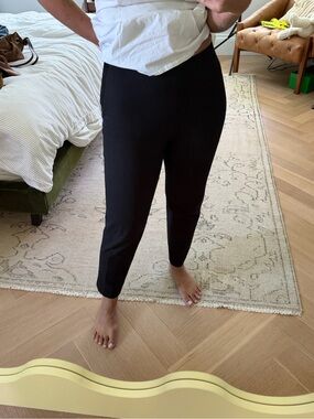 Cos Black Stretch Ankle Pants